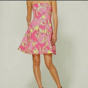 Lilly Pulitzer Strapless Dress, size 4